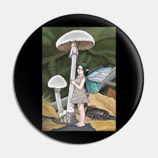 Fungal Fairy Pin