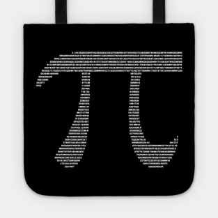 Pi Symbol with Pi Digits - Irrational number math Tote