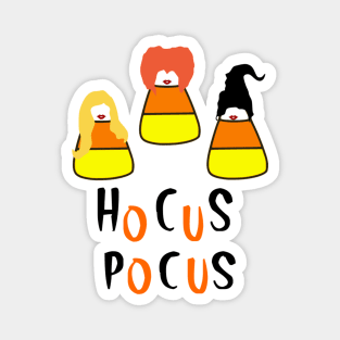 Hocus Pocus Candy Corn Halloween shirt design Magnet