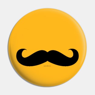 Stylish Mustache , Party of moustaches ,Long Black Moustache ,Funny Black Moustache Pin