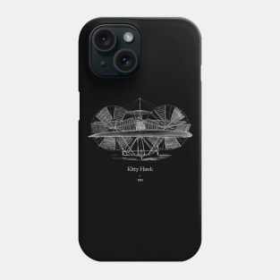 Kitty Hawk Aviation Black Phone Case