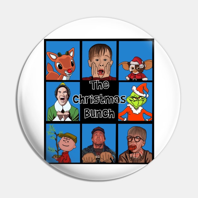 The Christmas bunch Pin by Shirtsbyvaeda247