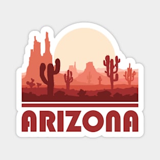 Arizona and desert Magnet