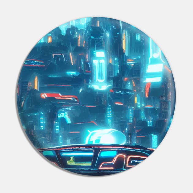 Cool Japanese Neon City Pin by star trek fanart and more