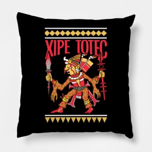 Aztec vegetation god - Xipe Totec Pillow