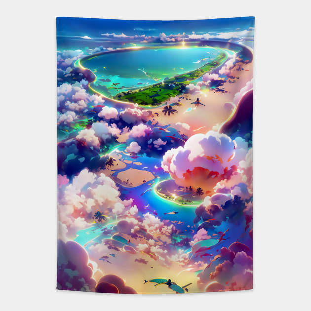 Serenity Reef Tapestry by Holosomnia