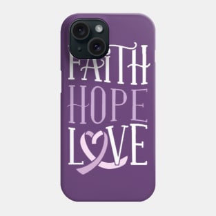 Faith hope love Phone Case