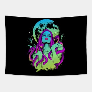 Medusa vaporwave Tapestry