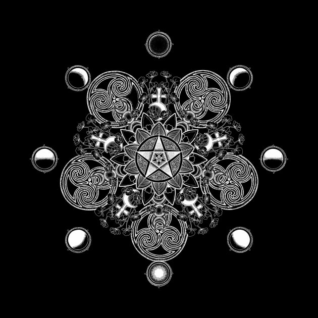 Lilith Sigil Mandala by FitzGingerArt