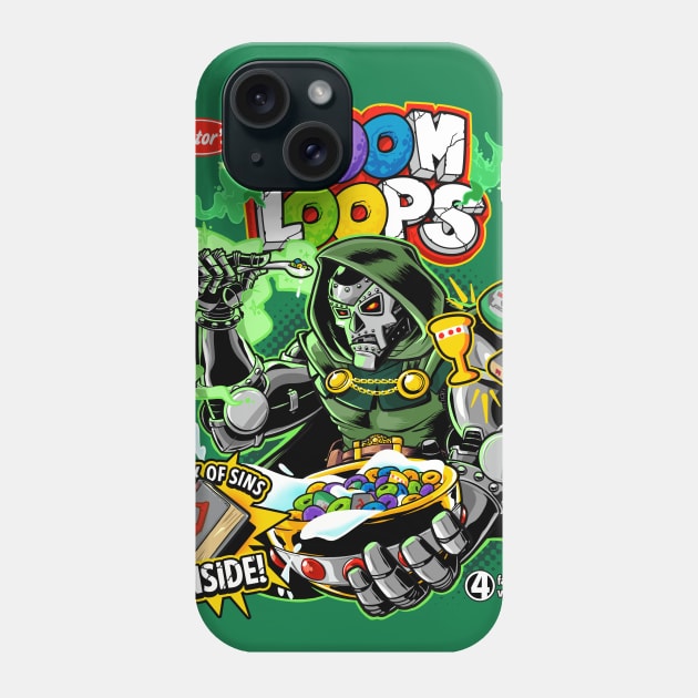 Doom Loops Phone Case by harebrained