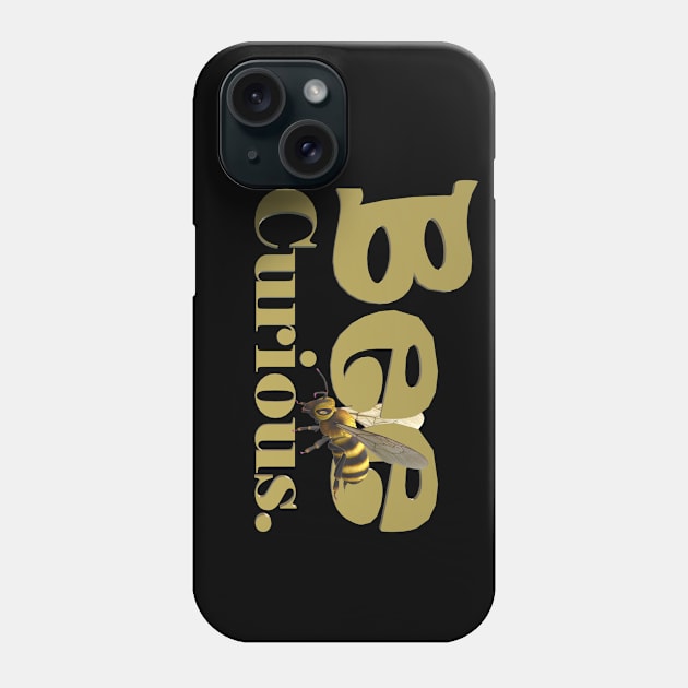 Bee Curious Phone Case by CDUS