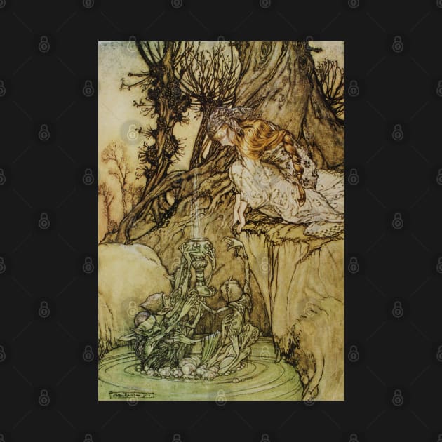 The Magic Cup - Arthur Rackham by forgottenbeauty