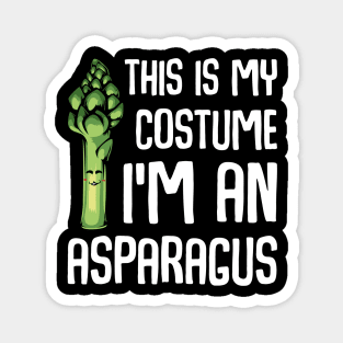 Asparagus - This Is My Costume I'm An Asparagus - Funny Saying Magnet