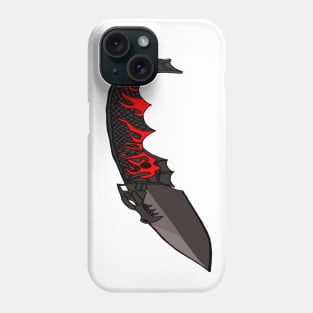 Knife "the dragon's Tongue" Phone Case