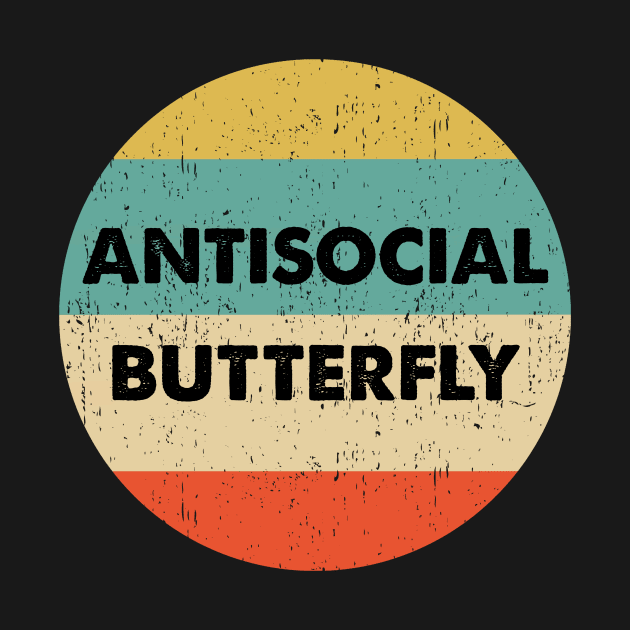 Antisocial Butterfly design by KuTees