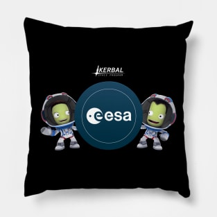 KERBAL WITH ESA LOGO Pillow