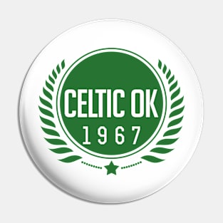 Celtic Ok (Lisbon Lions Flag) Pin