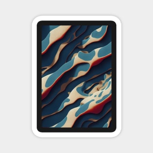 Abstract pattern design #38 Magnet