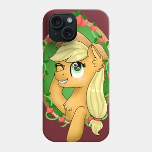 Applejack portrait Phone Case