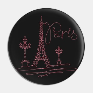 Pink Paris Pin