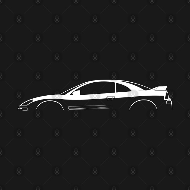 Mitsubishi Eclipse (1999) Silhouette by Car-Silhouettes
