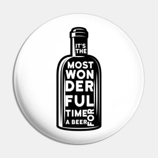 Most Wonderful Time for a Beer Pin