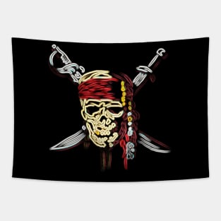 Skull Neon Tapestry