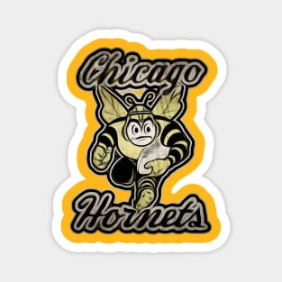 Chicago Hornets Football Magnet