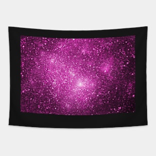 Magenta glitter Tapestry