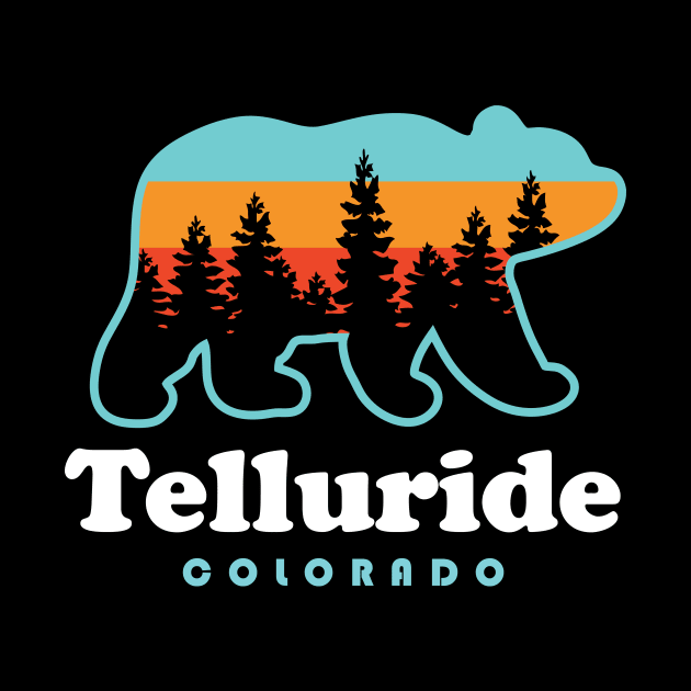 Telluride Colorado Mountains Telluride Mountain Bear by PodDesignShop