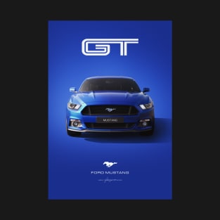 Ford Mustang GT Deep Impact Blue T-Shirt