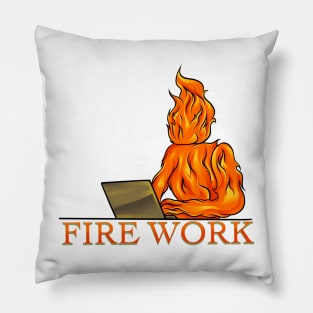 Fire Work Pillow