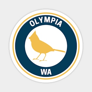 Vintage Olympia Washington Magnet