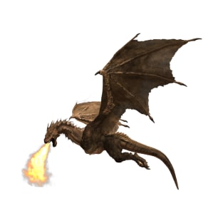 Dragon Fire Breathing Wyvern T-Shirt