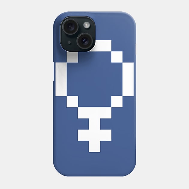 8 Bit Female Symbol Phone Case by FeministShirts