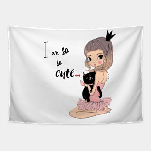 Cute Girl 01 Tapestry