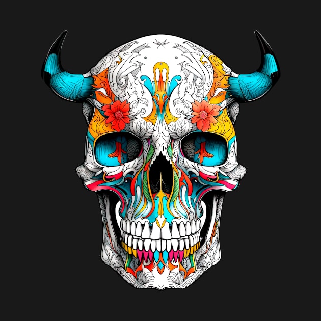 Demon skull by Skulls To Go