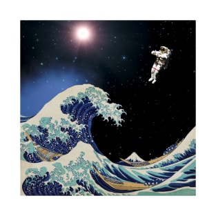 The Great Wave - Cosmonaut T-Shirt