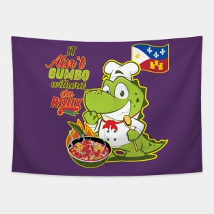 Gumbo Gator Tapestry