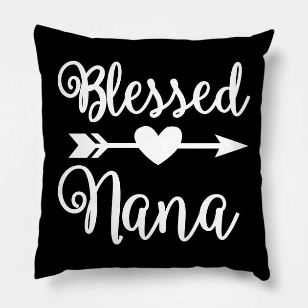 Blessed Nana Pillow by animericans