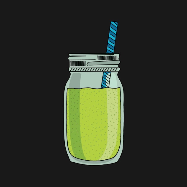 Green smoothie sticker by NicoleHarvey