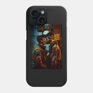 Futuristic Love in the Ruins Phone Case