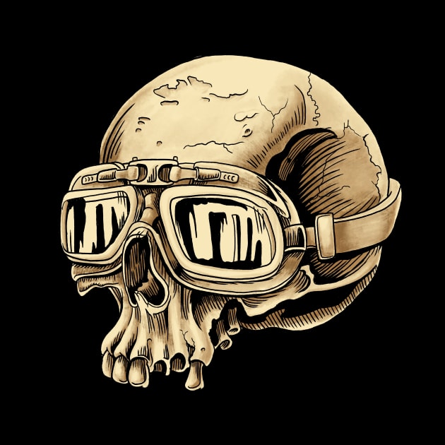 Rider Skull by Ian Moss Creative