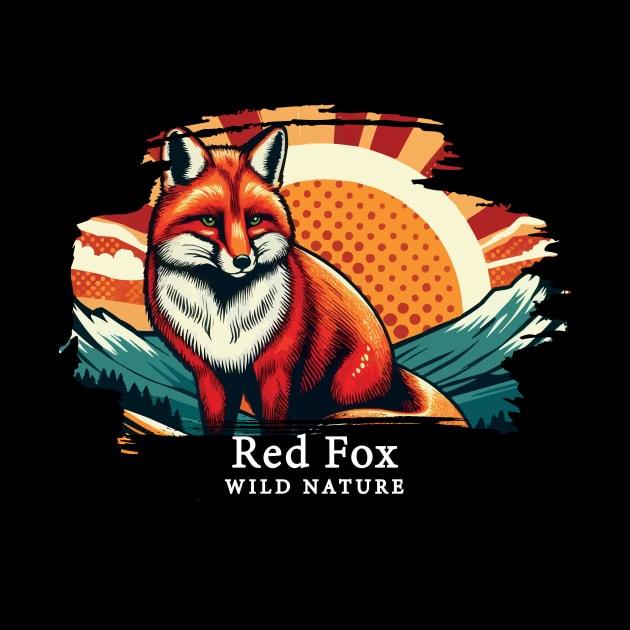 Red Fox - WILD NATURE - RED FOX -14 by ArtProjectShop