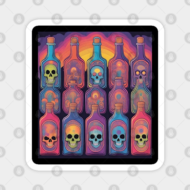 Spooky bottles Magnet by Don’t Care Co