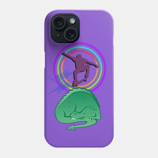 Skate the Dragon Kids Sports Skateboarder Phone Case