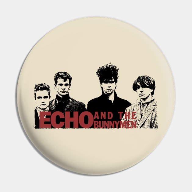 The Bunnymen Pin by Chicken Allergic