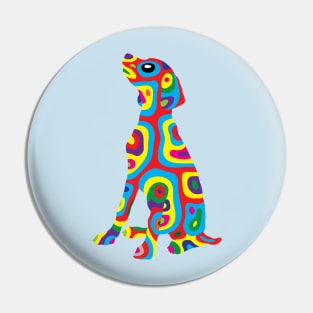 Rainbow Dog 1 Pin