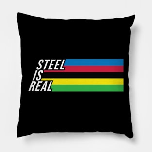 Steel is Real - Vintage Road bike Pillow