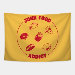 Junk Food Addict Tapestry